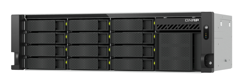 QNAP TS-H1655XEU-RP-8G-12H03, 8 GB RAM, 16x Einschübe, 3x 10 GBit/s LAN, Rack (3U) NAS schwarz, grau QNAP TS-H1655XEU-RP-8G-12H03, 8 GB RAM, 16x Einschübe, 3x 10 GBit/s LAN, Rack (3U) NAS schwarz, grau
