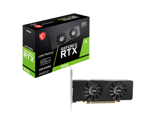 MSI GEFORCE RTX 3050 LP E 6G OC, 6GB GDDR6 Grafikkarte, 2x HDMI, 1x DP MSI GEFORCE RTX 3050 LP E 6G OC, 6GB GDDR6 Grafikkarte, 2x HDMI, 1x DP