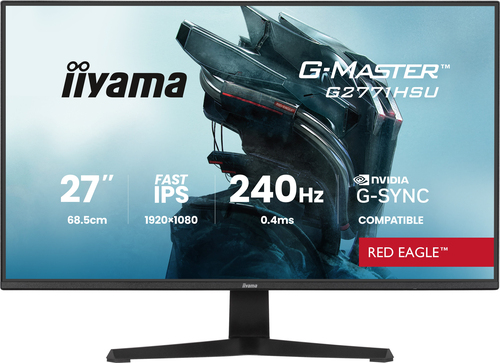 27 Zoll iiyama G2771HSU-B1, 68,6cm TFT, 240 Hz, Full HD, 2x HDMI, 1x DP, integrierter USB-Hub 27 Zoll iiyama G2771HSU-B1, 68,6cm TFT, 240 Hz, Full HD, 2x HDMI, 1x DP, integrierter USB-Hub