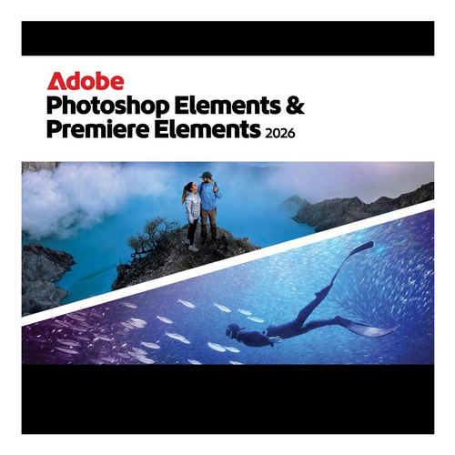 Adobe Photoshop Elements & Premiere Elements 2026, Grafischer Editor, Elektronischer Software-Download (ESD), 1 Lizenz(en), 3 Jahr(e) Adobe Photoshop Elements & Premiere Elements 2026, Grafischer Editor, Elektronischer Software-Download (ESD), 1 Lizenz(en), 3 Jahr(e)