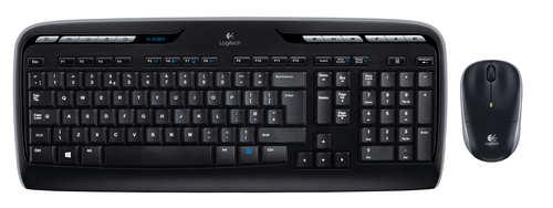 Logitech MK330 schwarz Tastatur, Layout: US International Logitech MK330 schwarz Tastatur, Layout: US International