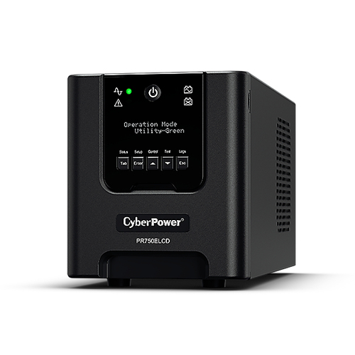 CyberPower PR750ELCD Tower 0,75 kVA, Line-Interaktiv, 675 W, USV CyberPower PR750ELCD Tower 0,75 kVA, Line-Interaktiv, 675 W, USV