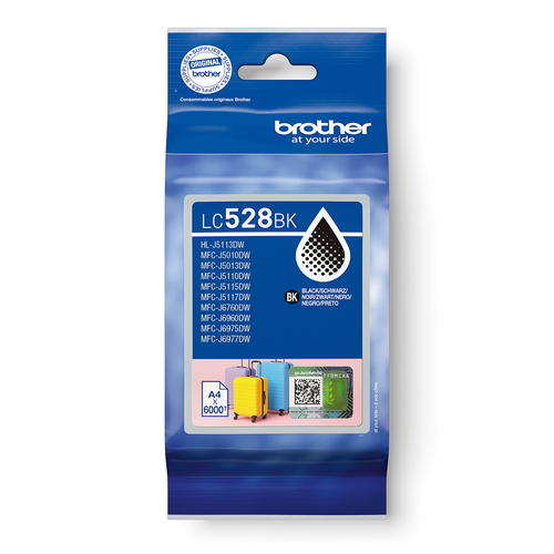Brother LC528BK&comma; original&comma; schwarz