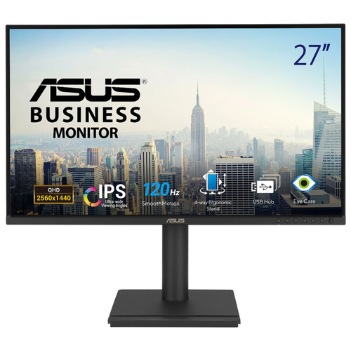 27 Zoll ASUS BE27AQG&comma; 68&comma;6cm TFT&comma; 120 Hz&comma; Quad HD&comma; 5ms&comma; 1x HDMI&comma; 1x DP&comma; integrierter USB-Hub