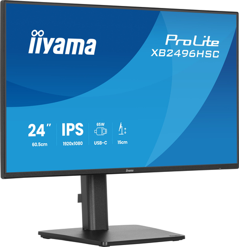 23.8 Zoll iiyama XB2496HSC-B1, 60,5cm TFT, 144 Hz, Full HD, 3ms, 1x HDMI, integrierter USB-Hub 23.8 Zoll iiyama XB2496HSC-B1, 60,5cm TFT, 144 Hz, Full HD, 3ms, 1x HDMI, integrierter USB-Hub