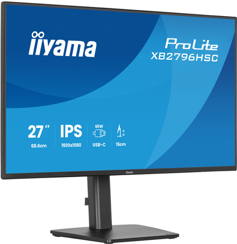 27 Zoll iiyama XB2796HSC-B1&comma; 68&comma;6cm TFT&comma; 144 Hz&comma; Full HD&comma; 3ms&comma; 1x HDMI&comma; integrierter USB-Hub