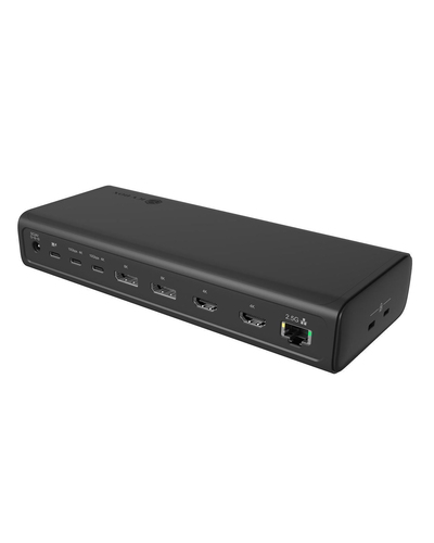 ICY BOX IB-DK7401-CU31&comma; USB 3&period;2 Gen 2 &lpar;3&period;1 Gen 2&rpar; Type-C&comma; schwarz&comma; USB Power Delivery&comma; Acrylnitril-Butadien-Styrol &lpar;ABS&rpar; Geh&auml;use