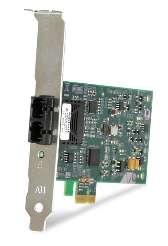 Allied Telesis 100FX Desktop PCI-e Fiber Network Adapter Card w&sol;PCI Express&comma; Federal & Government&comma; 100 Mbit&sol;s
