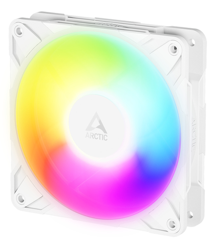 ARCTIC P12 Pro Reverse A-RGB (White), weiß, Lüfter, 124 m³/h, 4-pin + 4-pin ARCTIC P12 Pro Reverse A-RGB (White), weiß, Lüfter, 124 m³/h, 4-pin + 4-pin