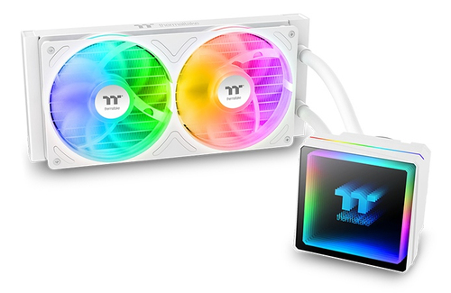 Thermaltake TH240 V3 ARGB, weiß, Komplett-Wasserkühlung, 500-2500rpm, 37,8 dB, 3,86 mmH2O, 3-polig Thermaltake TH240 V3 ARGB, weiß, Komplett-Wasserkühlung, 500-2500rpm, 37,8 dB, 3,86 mmH2O, 3-polig