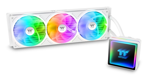 Thermaltake TH360 V3 ARGB, weiß, Komplett-Wasserkühlung, 500-2500rpm, 37,8 dB, 3,86 mmH2O, 3-polig Thermaltake TH360 V3 ARGB, weiß, Komplett-Wasserkühlung, 500-2500rpm, 37,8 dB, 3,86 mmH2O, 3-polig