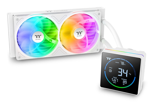 Thermaltake TH240-S V3 ARGB, weiß, Komplett-Wasserkühlung, 500-2500rpm, 37,8 dB, 3,86 mmH2O, 3-polig Thermaltake TH240-S V3 ARGB, weiß, Komplett-Wasserkühlung, 500-2500rpm, 37,8 dB, 3,86 mmH2O, 3-polig