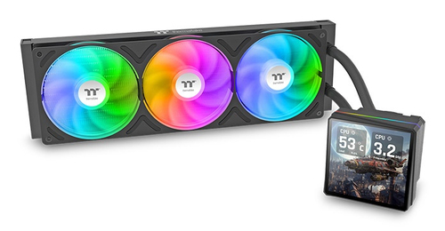 Thermaltake TH360 V3 Ultra ARGB, schwarz, Komplett-Wasserkühlung, 500-2500rpm, 37,8 dB, 3,86 mmH2O, 3-polig Thermaltake TH360 V3 Ultra ARGB, schwarz, Komplett-Wasserkühlung, 500-2500rpm, 37,8 dB, 3,86 mmH2O, 3-polig