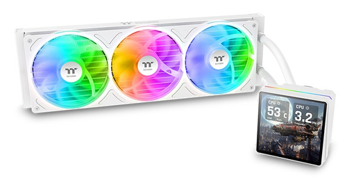 Thermaltake TH360 V3 Ultra ARGB, weiß, Komplett-Wasserkühlung, 500-2500rpm, 37,8 dB, 3,86 mmH2O, 3-polig Thermaltake TH360 V3 Ultra ARGB, weiß, Komplett-Wasserkühlung, 500-2500rpm, 37,8 dB, 3,86 mmH2O, 3-polig