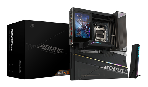 GIGABYTE X870E AORUS XTREME X3D AI TOP&comma; Erweitertes ATX AM5 Mainboard&comma; 4x DDR5&comma; max&period; 256 GB&comma; 1x HDMI 2&period;1&comma; 2x USB-C&comma; WiFi