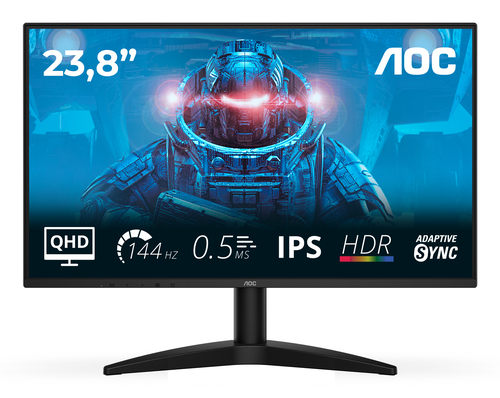 23.8 Zoll AOC Q24B36X, 60,5cm TFT, 144 Hz, Quad HD, 4ms, 1x HDMI, 1x DP 23.8 Zoll AOC Q24B36X, 60,5cm TFT, 144 Hz, Quad HD, 4ms, 1x HDMI, 1x DP