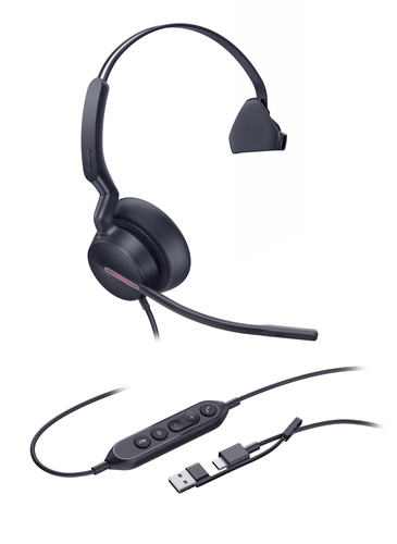 Yealink UH46 Mono USB-C&sol;A Headset