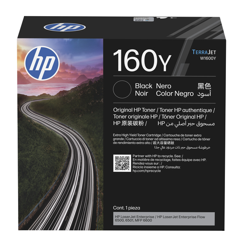 HP 160Y Black Original LaserJet Toner Cartridge&comma; original&comma; schwarz