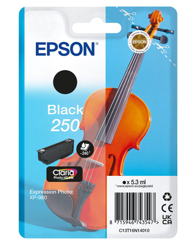 Epson 250 Violin Claria Photo HD&comma; original&comma; schwarz