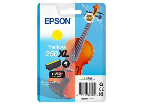 Epson 250XL Violin Claria Photo HD&comma; original&comma; gelb