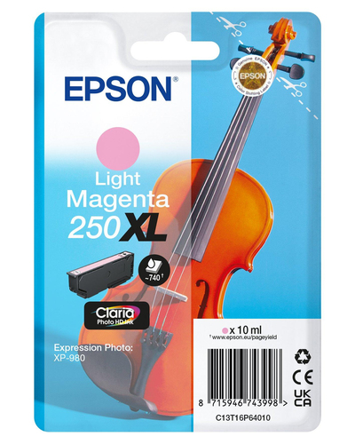 Epson 250XL Violin Claria Photo HD&comma; original&comma; magenta