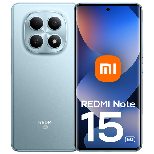 Xiaomi Note 15 5G&comma; blau&comma; 6&period;8 Zoll&comma; 108 MP&comma; 8 GB&comma; 256 GB&comma; Smartphone