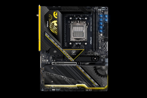 Asrock X870E Taichi OCF&comma; ATX AM5 Mainboard&comma; 2x DDR5&comma; max&period; 128 GB&comma; 1x HDMI&comma; 3x USB-C&comma; WiFi
