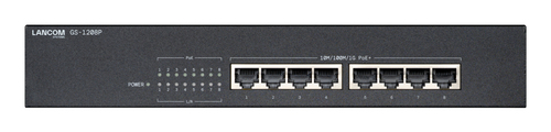 LANCOM Systems GS-1208P Unmanaged Switch, 8x RJ-45, PoE LANCOM Systems GS-1208P Unmanaged Switch, 8x RJ-45, PoE