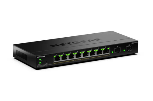 NETGEAR GS310TPv2 L2&sol;L3 Managed Switch&comma; 8x RJ-45&comma; Backplane&colon; 20 Gbit&sol;s&comma; PoE