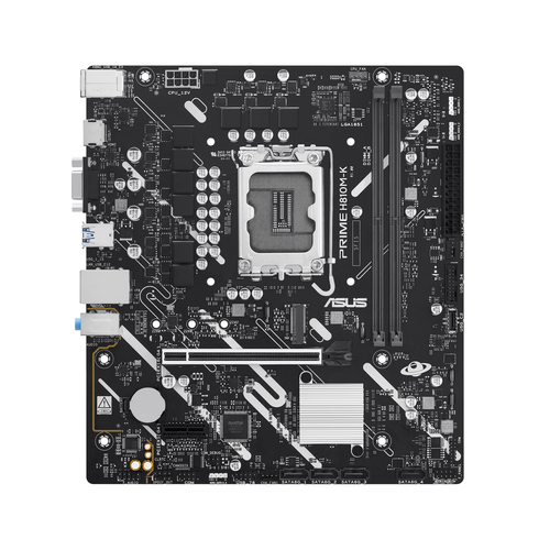 ASUS PRIME H810M-K&comma; micro ATX LGA 1851 &lpar;V1&rpar; Mainboard&comma; 2x DDR5&comma; max&period; 128 GB&comma; 1x HDMI