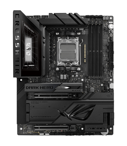 ASUS ROG CROSSHAIR X870E DARK HERO&comma; ATX AM5 Mainboard&comma; 4x DDR5&comma; max&period; 256 GB&comma; 1x HDMI&comma; 5x USB-C&comma; WiFi
