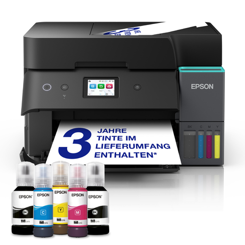 Epson ET-4951&comma; Tintenstrahl&comma; bis A4&comma; 4800 x 1200 DPI&comma; 35 Seiten pro Minute&comma; WLAN&comma; schwarz