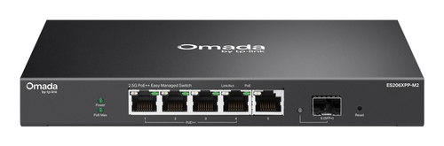 TP-Link ES206XPP-M2 L2 Managed Switch&comma; 5x RJ-45&comma; Backplane&colon; 45 Gbit&sol;s&comma; PoE