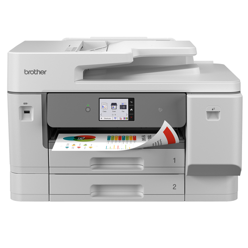 Brother MFC-J6975DW, Tintenstrahl, bis A3, 1200 x 4800 DPI, WLAN, weiß, grau Brother MFC-J6975DW, Tintenstrahl, bis A3, 1200 x 4800 DPI, WLAN, weiß, grau