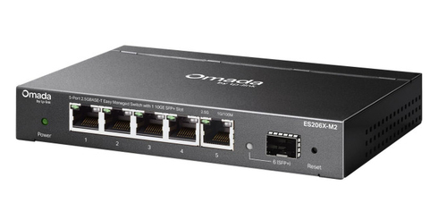 TP-Link ES206X-M2 L2 Managed Switch&comma; 5x RJ-45&comma; Backplane&colon; 45 Gbit&sol;s