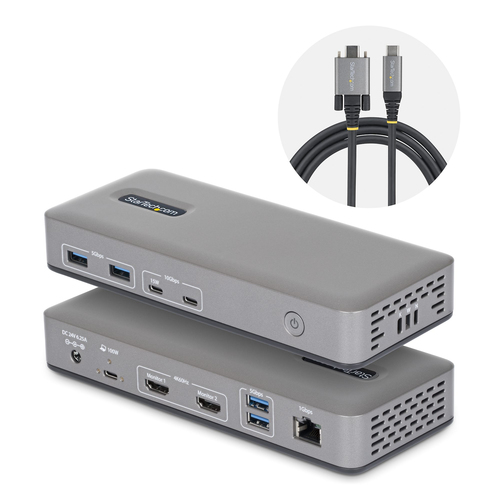 StarTech.com 196UE-USBC-DOCK, USB 3.2 Gen 2 (3.1 Gen 2) Type-C, grau, USB Power Delivery, Kunststoff Gehäuse StarTech.com 196UE-USBC-DOCK, USB 3.2 Gen 2 (3.1 Gen 2) Type-C, grau, USB Power Delivery, Kunststoff Gehäuse