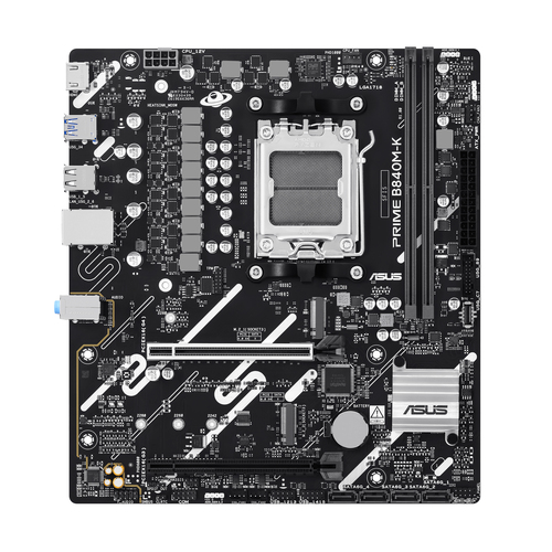 ASUS PRIME B840M-K, micro ATX AM5 Mainboard, 2x DDR5, max. 128 GB, 1x HDMI ASUS PRIME B840M-K, micro ATX AM5 Mainboard, 2x DDR5, max. 128 GB, 1x HDMI