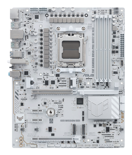 ASUS TUF GAMING B850-PRO WIFI7 W NEO, ATX AM5 Mainboard, 4x DDR5, max. 256 GB, 1x HDMI, 1x DisplayPort, 3x USB-C, WiFi ASUS TUF GAMING B850-PRO WIFI7 W NEO, ATX AM5 Mainboard, 4x DDR5, max. 256 GB, 1x HDMI, 1x DisplayPort, 3x USB-C, WiFi