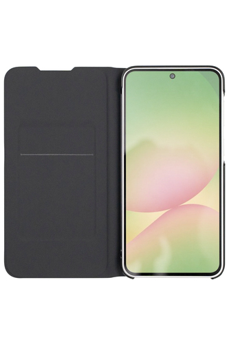 Samsung A57 Wallet Cover Black Handy-Schutzh&uuml;lle