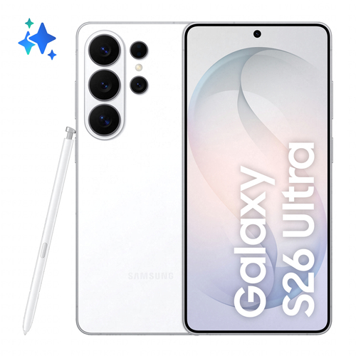 Samsung Galaxy S26 Ultra&comma; wei&szlig;&comma; 6&period;9 Zoll&comma; 200 MP&comma; 12 GB&comma; 256 GB&comma; Android Smartphone