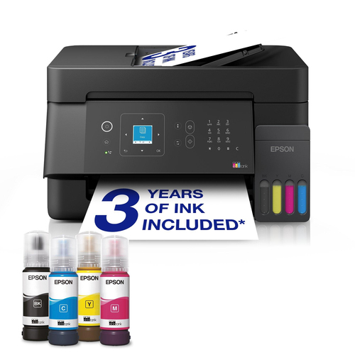 Epson ET-4900&comma; Tintenstrahl&comma; bis A4&comma; 5760 x 1440 DPI&comma; WLAN&comma; schwarz