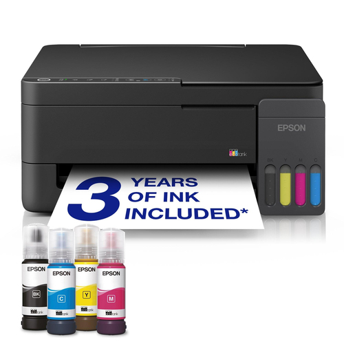 Epson ET-2910&comma; Tintenstrahl&comma; bis A4&comma; 5760 x 1440 DPI&comma; WLAN&comma; schwarz