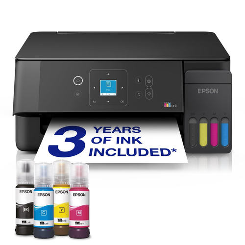 Epson ET-2920&comma; Tintenstrahl&comma; bis A4&comma; 5760 x 1440 DPI&comma; WLAN&comma; schwarz