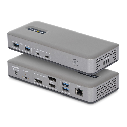 StarTech.com 199UE-USBC-DOCK, USB 3.2 Gen 2 (3.1 Gen 2) Type-C, grau, USB Power Delivery StarTech.com 199UE-USBC-DOCK, USB 3.2 Gen 2 (3.1 Gen 2) Type-C, grau, USB Power Delivery