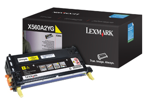 Lexmark X560A2YG&comma; original&comma; gelb&comma; Toner
