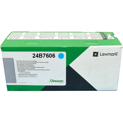 Lexmark 24B7606, original, cyan Lexmark 24B7606, original, cyan