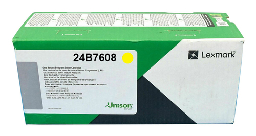 Lexmark 24B7608, original, gelb Lexmark 24B7608, original, gelb