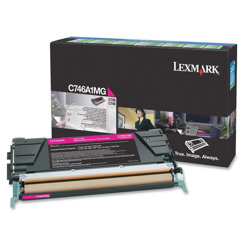 Lexmark C746A1MG, original, magenta, Toner Lexmark C746A1MG, original, magenta, Toner