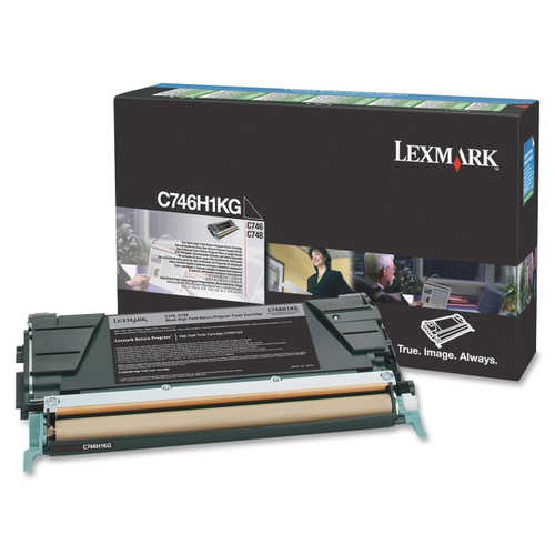 Lexmark C746H1KG, original, schwarz, Toner Lexmark C746H1KG, original, schwarz, Toner