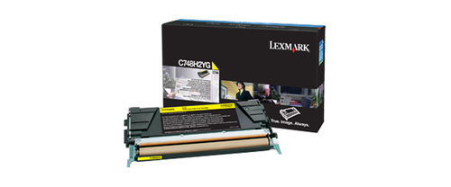 Lexmark C748H2YG&comma; original&comma; gelb&comma; Toner
